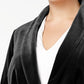 Blazer de veludo plus size feminino INC International Concepts, preto, tamanho 1X