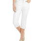 Jeans Capri Curvy-Fit Feminino Estilo &amp; Co Tamanho Natural 14 P