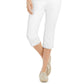 Jeans Capri Curvy-Fit Feminino Estilo &amp; Co Tamanho Natural 14 P