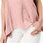 Camiseta feminina estilo lenço rosa tamanho pequeno