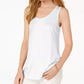 Blusa feminina com decote redondo Maison Jules, branca, tamanho extragrande
