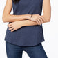 American Rag Budd Messenger Shorts Feminino Azul Escuro Tamanho XX Lare