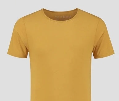 Camiseta feminina de algodão com gola redonda, tamanho grande, dourada, estilo &amp; co