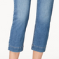 Calça jeans capri feminina estilo &amp; co, azul, tamanho pequeno