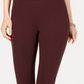 Leggings Alfani Femininas Petite Comfort-Waist Vinho Tamanho PM