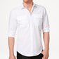 Camisa utilitária masculina INC International Concepts, branca, tamanho X-S