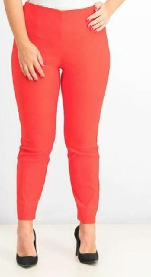Calça skinny Chelsea Tummy Control feminina Charter Club, laranja, tamanho 10