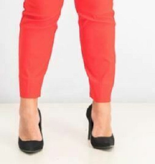 Calça skinny Chelsea Tummy Control feminina Charter Club, laranja, tamanho 10