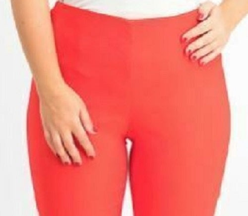 Calça skinny Chelsea Tummy Control feminina Charter Club, laranja, tamanho 16