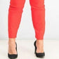 Calça skinny Chelsea Tummy Control feminina Charter Club, laranja, tamanho 16