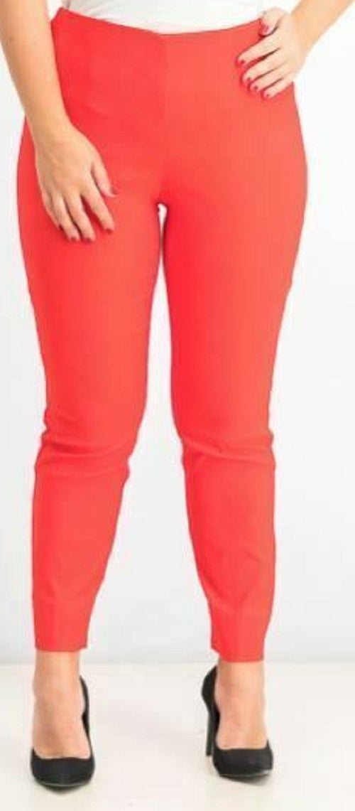 Calça skinny Chelsea Tummy Control feminina Charter Club, laranja, tamanho 4