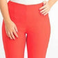 Calça skinny Chelsea Tummy Control feminina Charter Club, laranja, tamanho 4