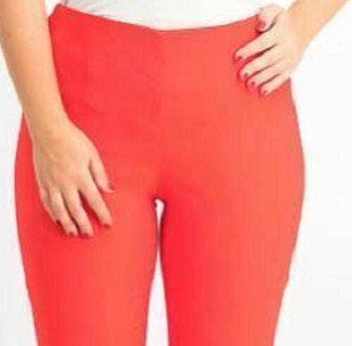 Calça skinny Chelsea Tummy Control feminina Charter Club, laranja, tamanho 4