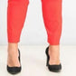Calça skinny Chelsea Tummy Control feminina Charter Club, laranja, tamanho 4