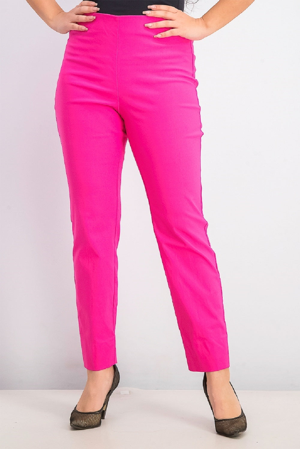 Calça skinny Chelsea Tummy Control feminina Charter Club, rosa, tamanho 18
