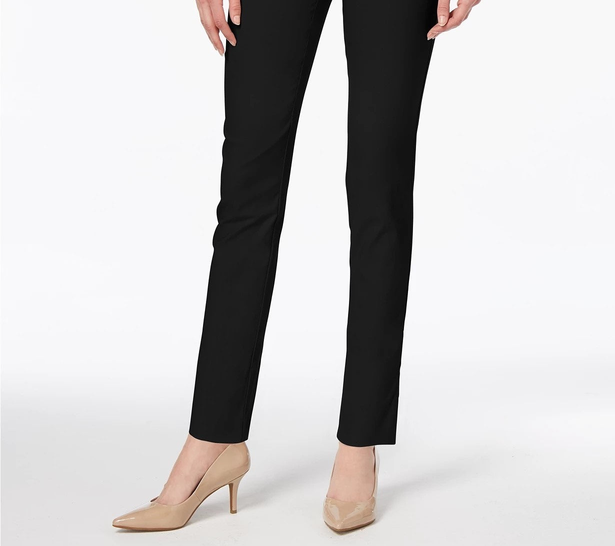 Calça Chelsea Petite Tummy-Control Feminina Charter Club Preta Tamanho 2 P