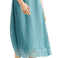 Vestido midi de renda feminino Alfani verde tamanho 12