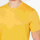 Camiseta masculina Tasso Elba Supima Blend com gola redonda e manga curta, amarela, tamanho grande