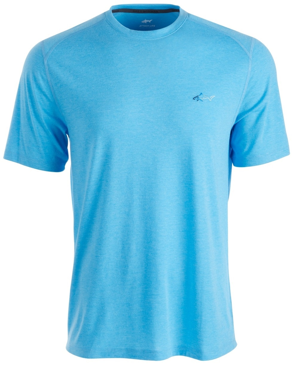 Camiseta masculina Soft Touch Attack Life By Greg Norman, azul escuro, tamanho médio