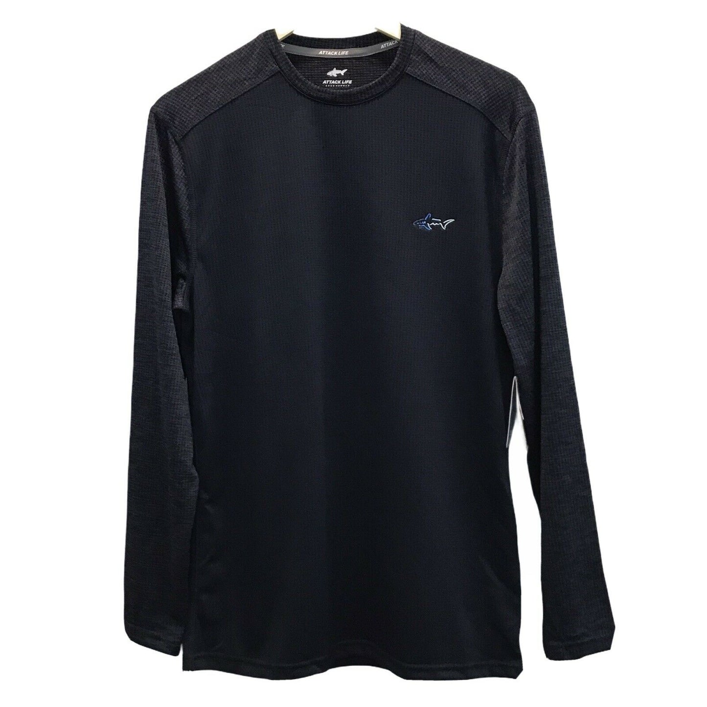 Camisa térmica masculina Attack Life preta tamanho médio