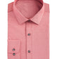 Camisa social masculina Bar III Slim-Fit Stretch Easy-Care grande com bolinhas Dobby, vermelha, tamanho 15,5 x 32-33