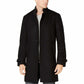 INC International Concepts Todd Slim Fit Topcoat Masculino Preto Tamanho X-Grande