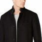 INC International Concepts Todd Slim Fit Topcoat Masculino Preto Tamanho X-Grande