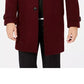 INC International Concepts Todd Slim Fit Topcoat Masculino Vermelho Tamanho Médio