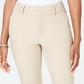 Calça feminina Charter Club Slim Fit, bege, tamanho 4