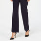 Calça feminina Charter Club Petite com cinto e ajuste slim, azul brilhante, tamanho 10 P