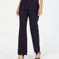 Calças femininas Charter Club com cinto slim it up azul brilhante tamanho 12 petite