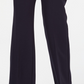 Calças femininas Charter Club com cinto slim it up azul brilhante tamanho 12 petite
