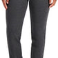 Calça feminina Charter Club Petite Pull-On Ponte-Knit cinza escuro tamanho 8 P