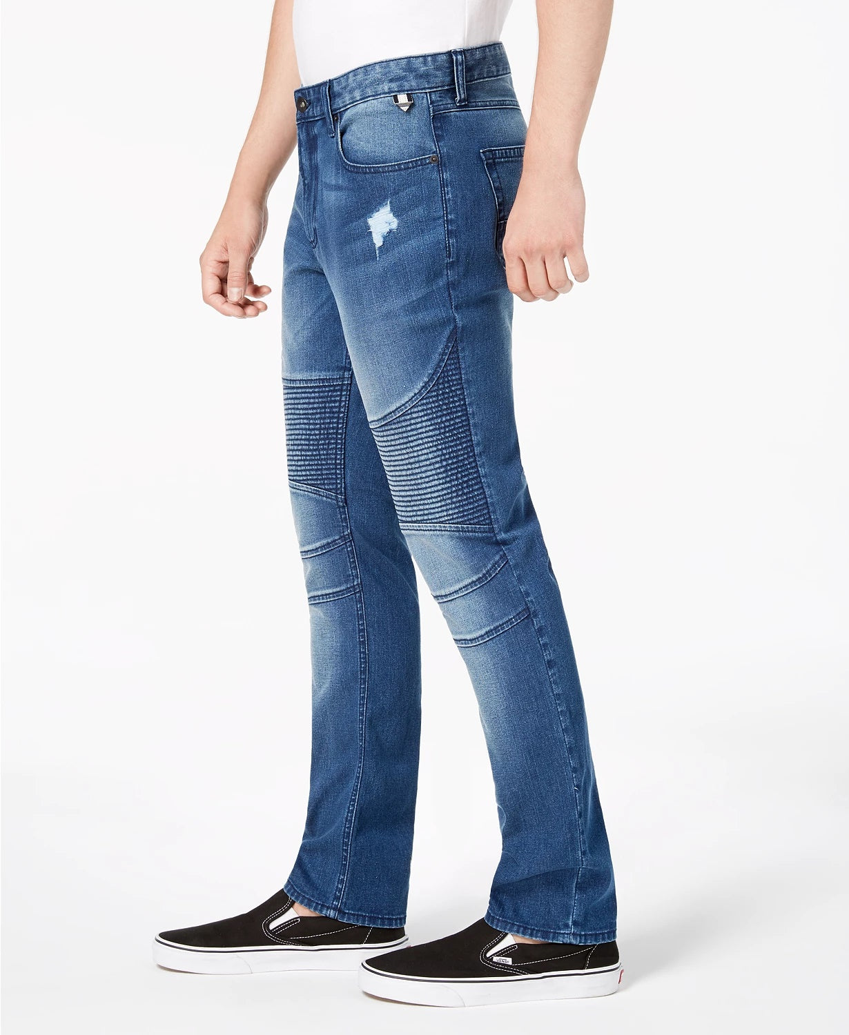 Calça Jeans Moto Slim Fit Masculina American Rag Azul Tamanho 30X32