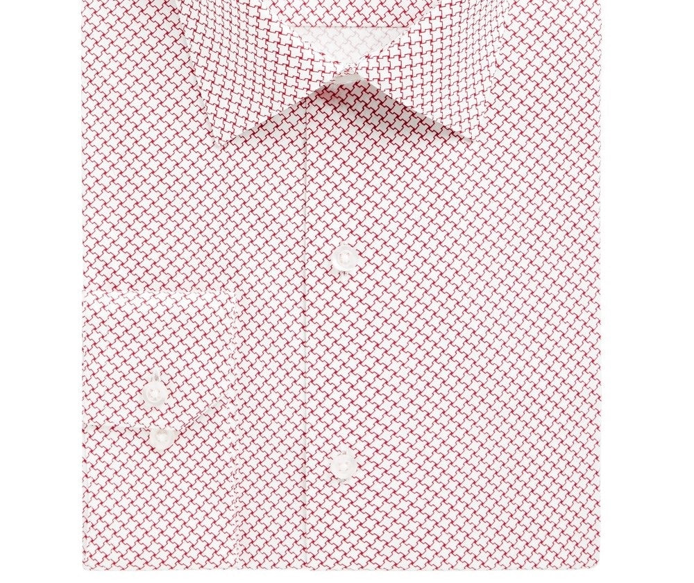 Camisa social masculina AlfaTech by Alfani Slim-Fit Performance Stretch Easy Care, branca, tamanho 15,5 x 32-33