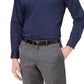 Camisa social masculina grande e alta, lisa, azul escuro, tamanho 34-35, da Alfatech By Alfani