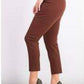 Calça skinny Alfani feminina Petite Hollywood-Waist, marrom escuro, tamanho 16P