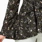 Top babydoll feminino estampado estilo &amp; co, preto, tamanho grande