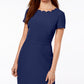 Vestido tubinho recortado Maison Jules feminino, azul-marinho, tamanho 14
