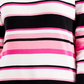 Charter Club Blusa feminina de algodão Pima com botões e listras, rosa, tamanho extra pequeno