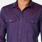 Camisa Pax Masculina INC International Concepts Roxa Tamanho XX-Grande