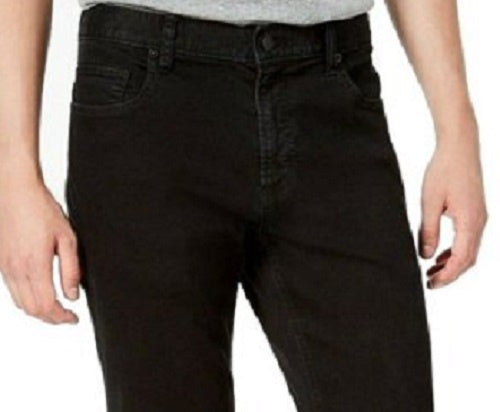 American Rag Men's Straight Fit Zip-Fly Stretch Preto Tamanho 32X34