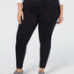 Calça jeans skinny plus size feminina INC International Concepts Plus Tummy Control Beyond Stretch, preta, tamanho 14W