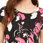 Camiseta feminina estampada Alfani vermelha tamanho XX-G