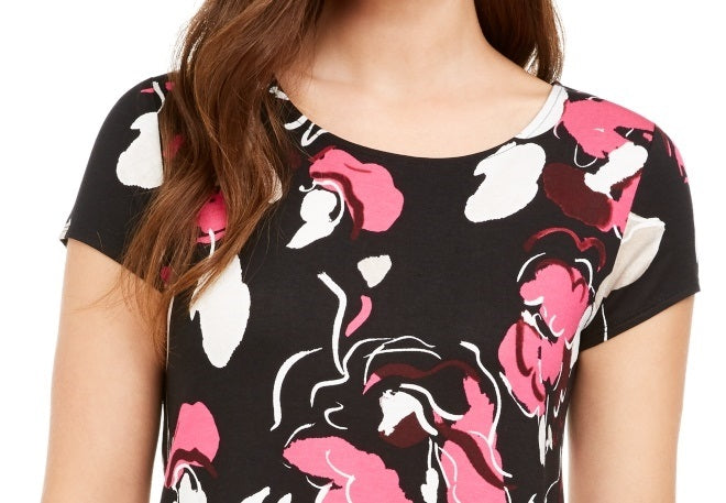 Camiseta feminina estampada Alfani vermelha tamanho XX-G
