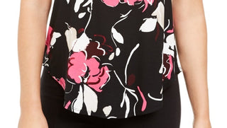 Camiseta feminina estampada Alfani vermelha tamanho XX-G