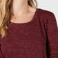 Camiseta feminina de manga comprida Style &amp; Co, roxa, tamanho X-G