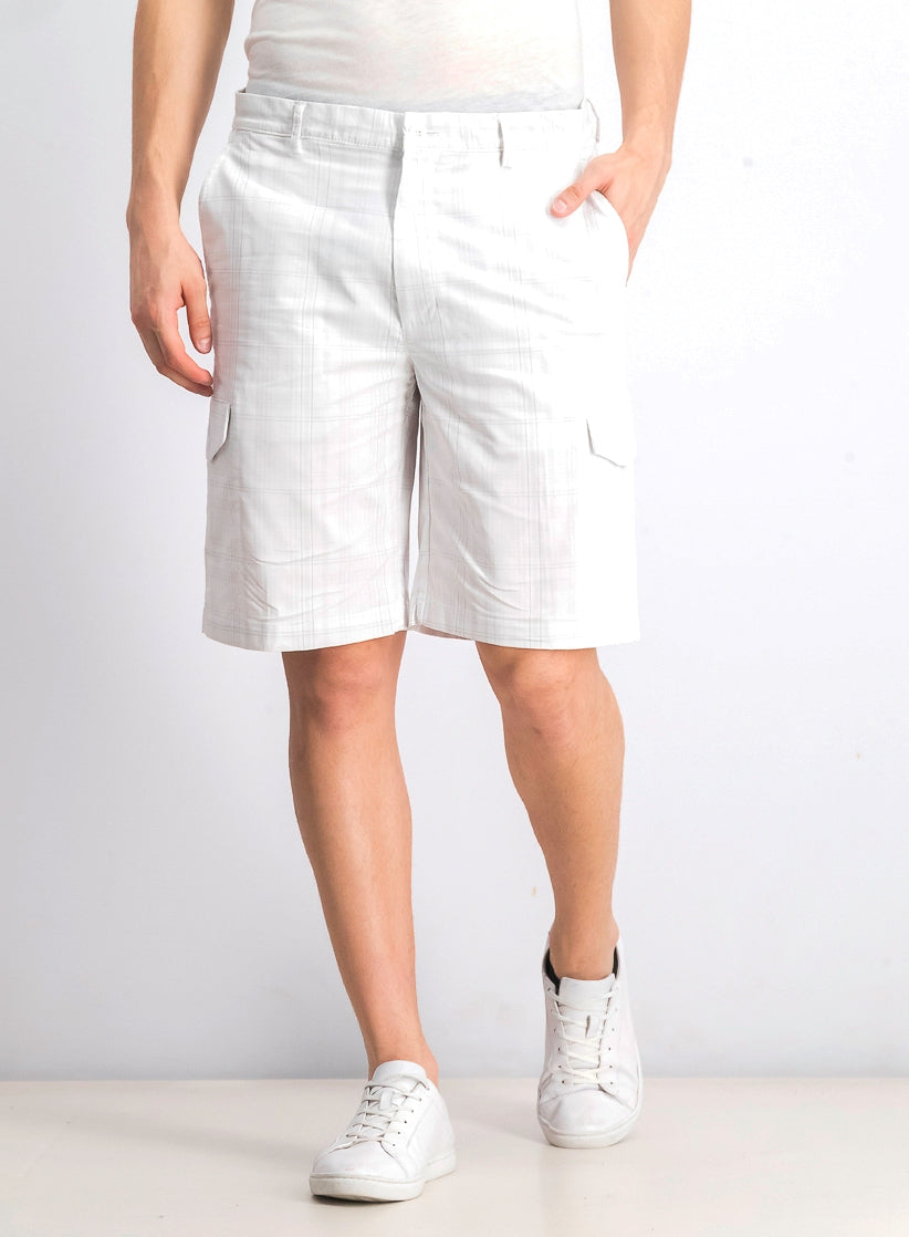 Shorts cargo masculino Attack Life Fairway, branco, tamanho 34 REG