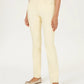 Calça jeans feminina Lexington reta, tamanho 8, amarela, Charter Club