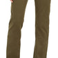 Calça jeans feminina Charter Club Lexington reta, verde, tamanho 2, pequena